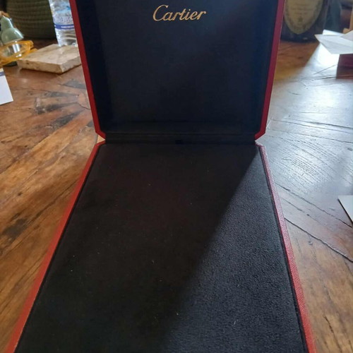 Cartier large necklace box used