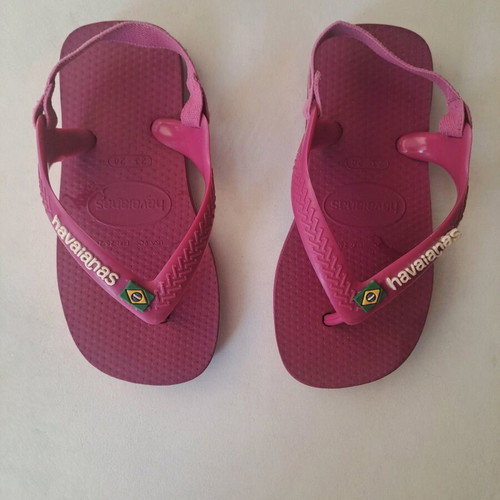 Havaianas kids flip-flops like new, size 23-24, pink