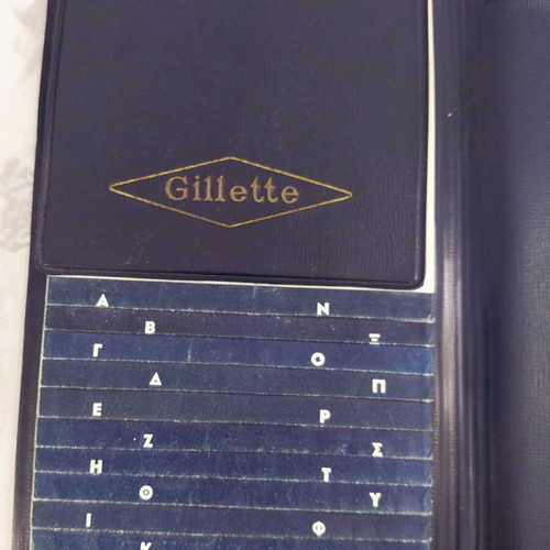 Vintage Gillette telephone directory with 1956 calendar like new