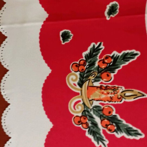 Festive tablecloth used 1.63x1.39 m