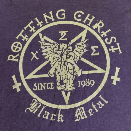 Rotting Christ T-shirt, Anvil, purple, XL