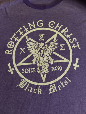Rotting Christ T-shirt, Anvil, purple, XL