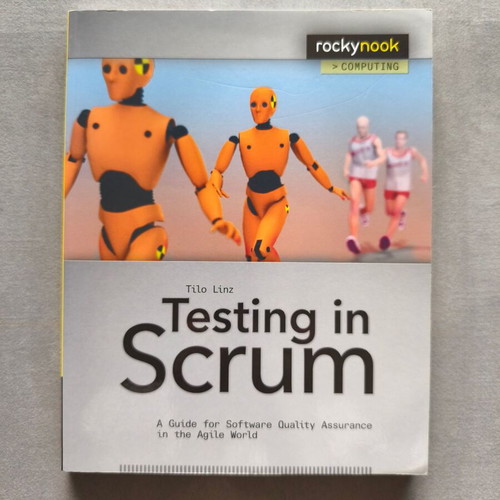 Testing in Scrum book like new, English