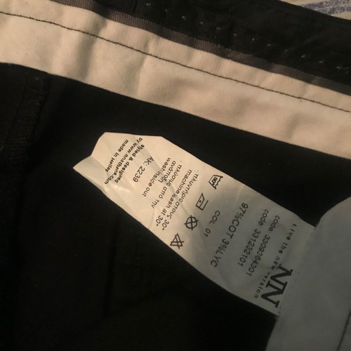 Men's pants worn once Greek tailoring size M