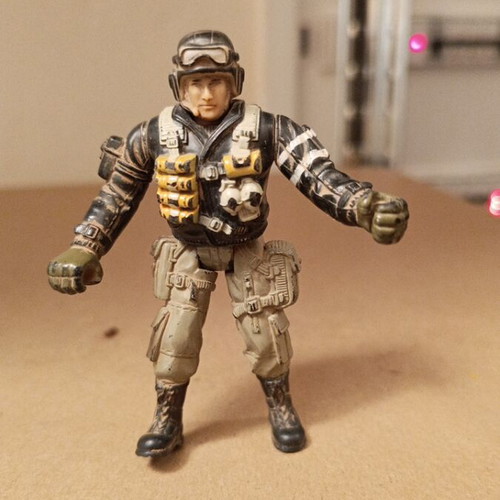 Chap Mei gladiator and action soldier figure set, used