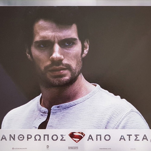 Man of Steel Movie Posters Set of 8 Like New