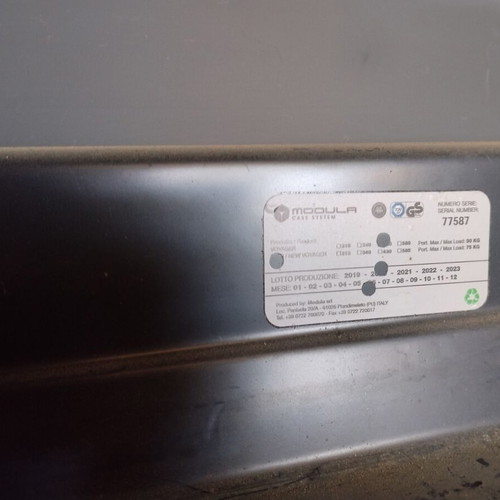 Modula Voyager roof box 430 lt with 2 keys