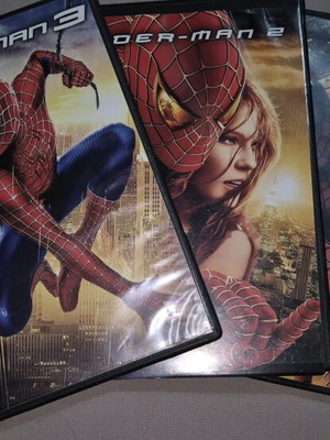Spiderman DVD 1, 2 & 3 like new with subtitles