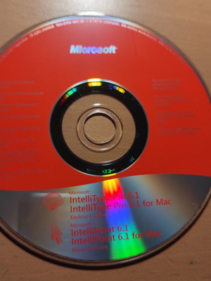Microsoft IntelliPoint 6.1 CD για Pc & Mac σαν καινούργιο