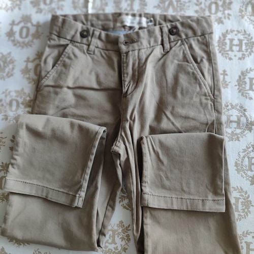 H&M boys' pants, beige, size 122-128 cm