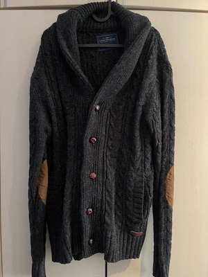 Funky Buddha cardigan like new, size M, black and gray