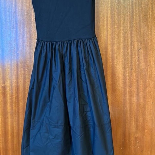 Black Zara dress with high neck, size S, like new