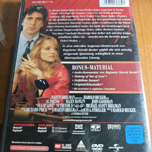 Sea of Love DVD new, sealed with Al Pacino