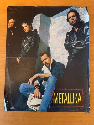Metallica poster used in very good condition