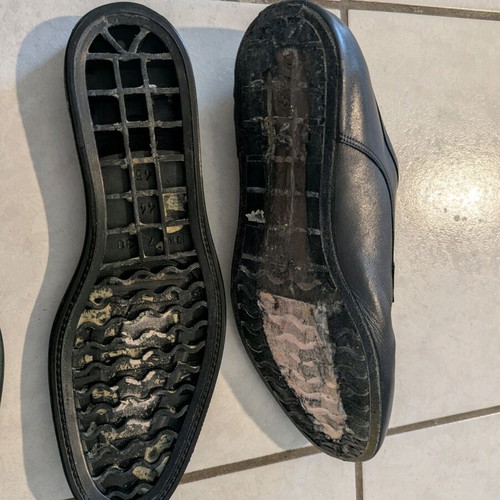 Gianna Kazakou Uomo men's shoes used, size 44-45, black