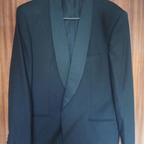 Artisti Italiani men's tuxedo suit black pure wool new