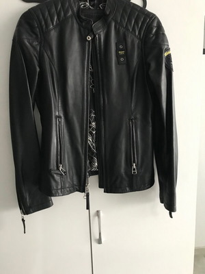 Blauer leather jacket black, like new, size XS/S