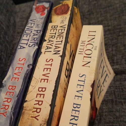 Steve Berry Cotton Malone book set, 3 historical thrillers