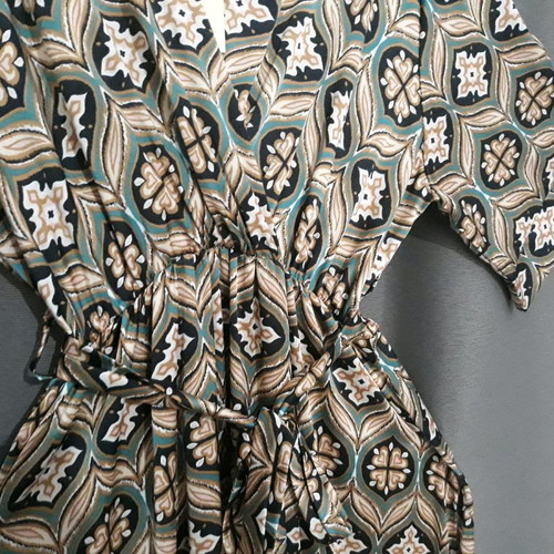 Plus Size Γυναικείο Φόρεμα σατέν XXL - XXXL κοντομάνικο, μακρύ, καινούργιο, με λάστιχο