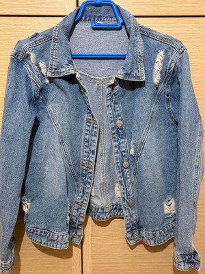 Celestino denim jacket S/M like new, blue cotton