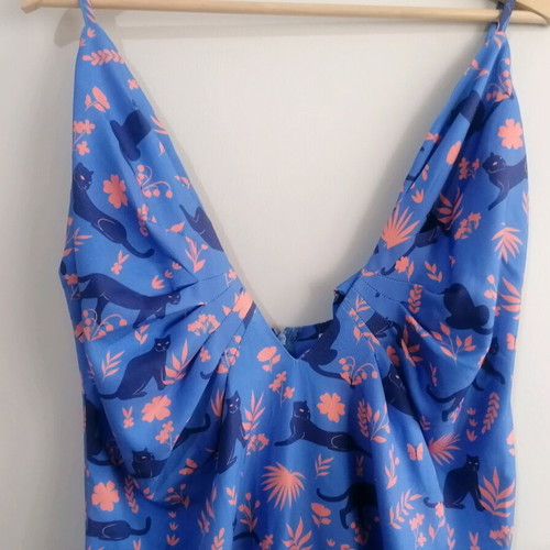 Chaton long dress like new, multicolor, size L