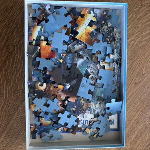 Space puzzle like new for kids 7+
