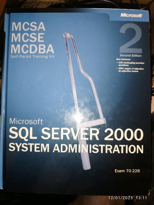 SQL Server 2000 System Administration book used, second edition Microsoft