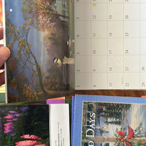 Vintage calendars new, pack of 13 with stunning photos
