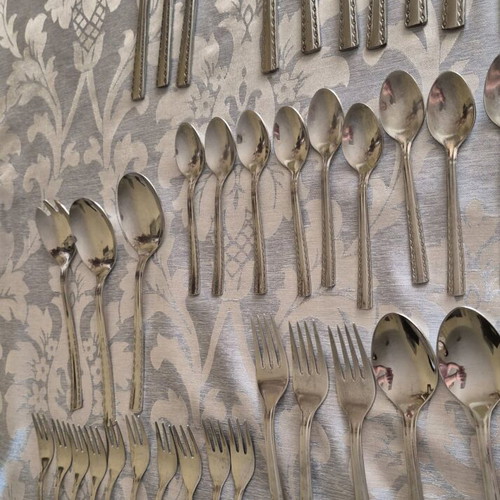 Vintage Granada cutlery set used, 49 pieces, stainless steel 18/10
