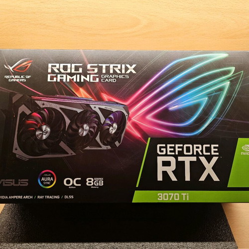 ASUS STRIX RTX 3070TI GPU like new