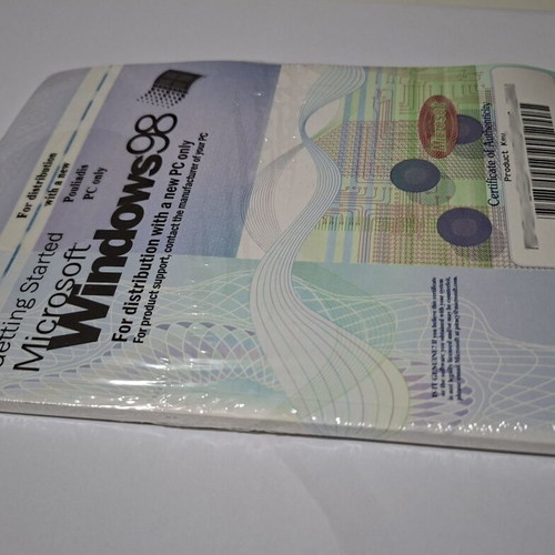 Microsoft Windows 98 English edition sealed software