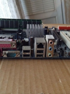 Jetway 865PEDAP Socket 478 motherboard with CPU, fan and RAM like new