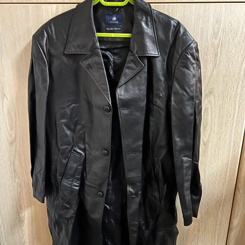Men's leather coat