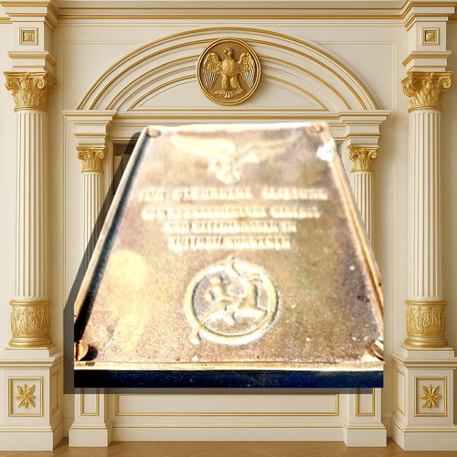 Bronze Plaque Award from Norwegian Air Command General used