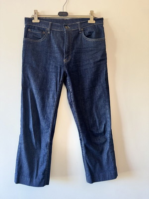Zara Cropped Blue Jeans, Size 44