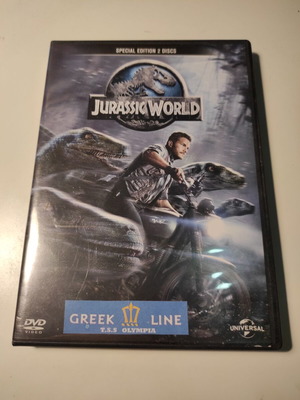 Jurassic World double DVD like new, Greek edition with subtitles
