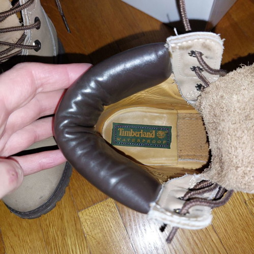 Timberland boots used, beige, size 37, lightly worn