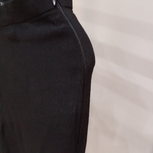 Zara women's black pants with ruffles size 38 M like new