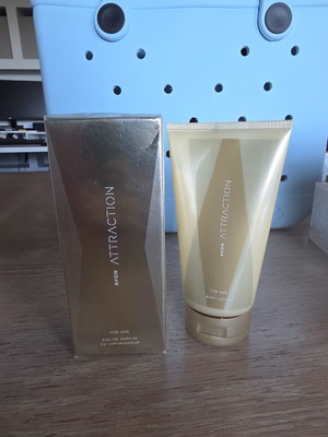 Avon Attraction Eau de Parfum and Body Lotion Gift Set new