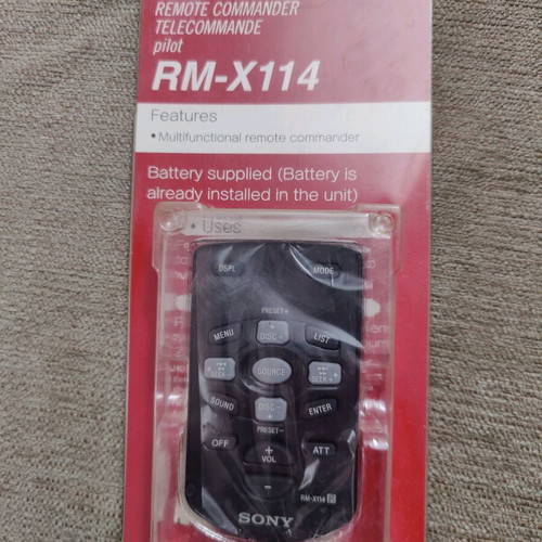 Sony RM-X114 remote control new for car