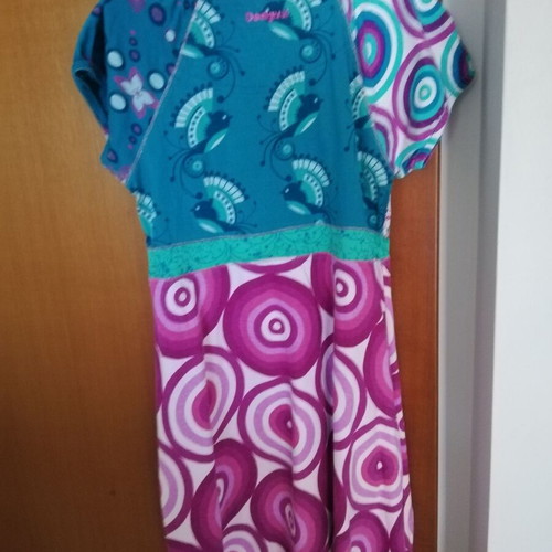 Desigual dress for girls 13-14 years like new, multicolor