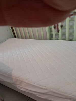Baby Cot with New Two-Level Bed and Coconut Mattress