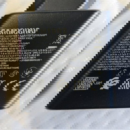 Πρωτότυπος φορτιστής Samsung 45w με καλώδιο 5a 100w
