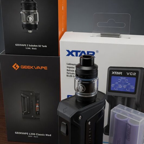Geekvape L200 Classic 200W Black with Z Subohm SE Tank 5.5ml like new