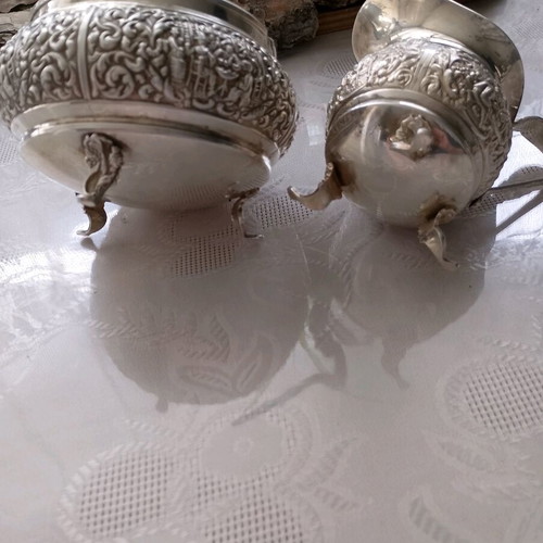 Douwe Egberts Silver Tea Set vintage, like new