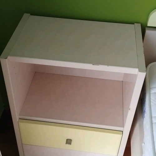 Neoset nightstand used with two drawers 50×32×71