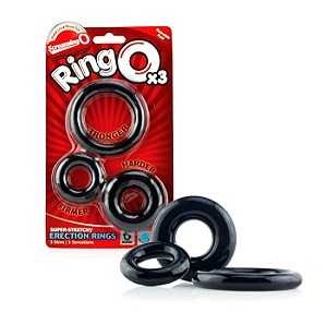 The Screaming O - Ringo 3-pack cQck rings