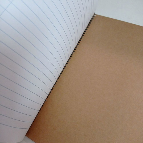 Spiral notebooks like new, 2 pieces, 18x24 cm, 4 subjects
