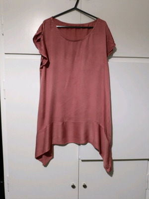 Blouse orange like new, one size