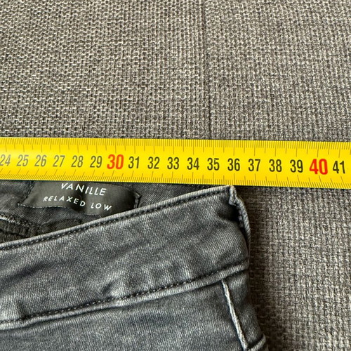Guess jeans used, size S, black with patches